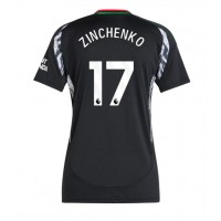 Camiseta Arsenal Oleksandr Zinchenko #17 Segunda Equipación Replica 2024-25 para mujer mangas cortas